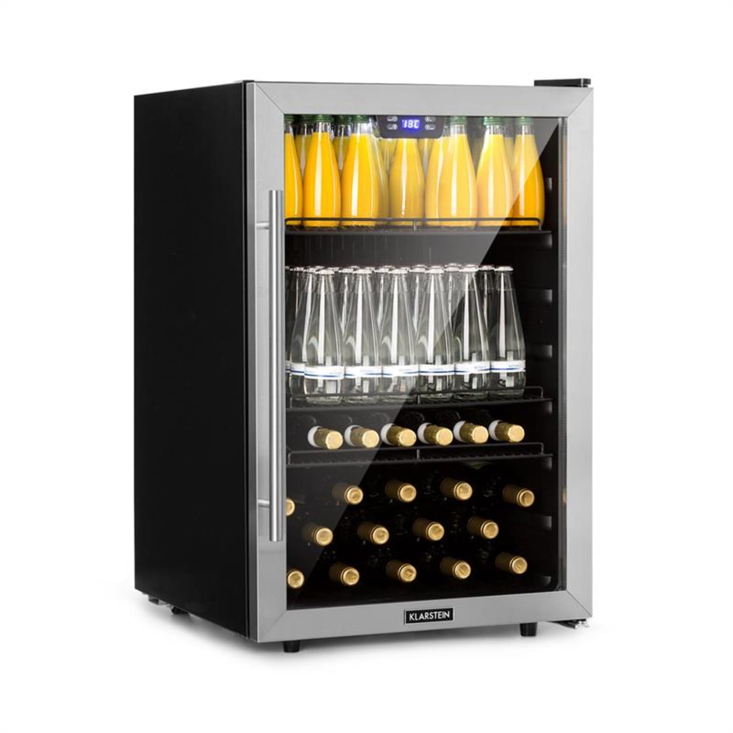 Beersafe XXL, chladnička na nápoje, 148 l, A +, sklo, ušlechtilá ocel