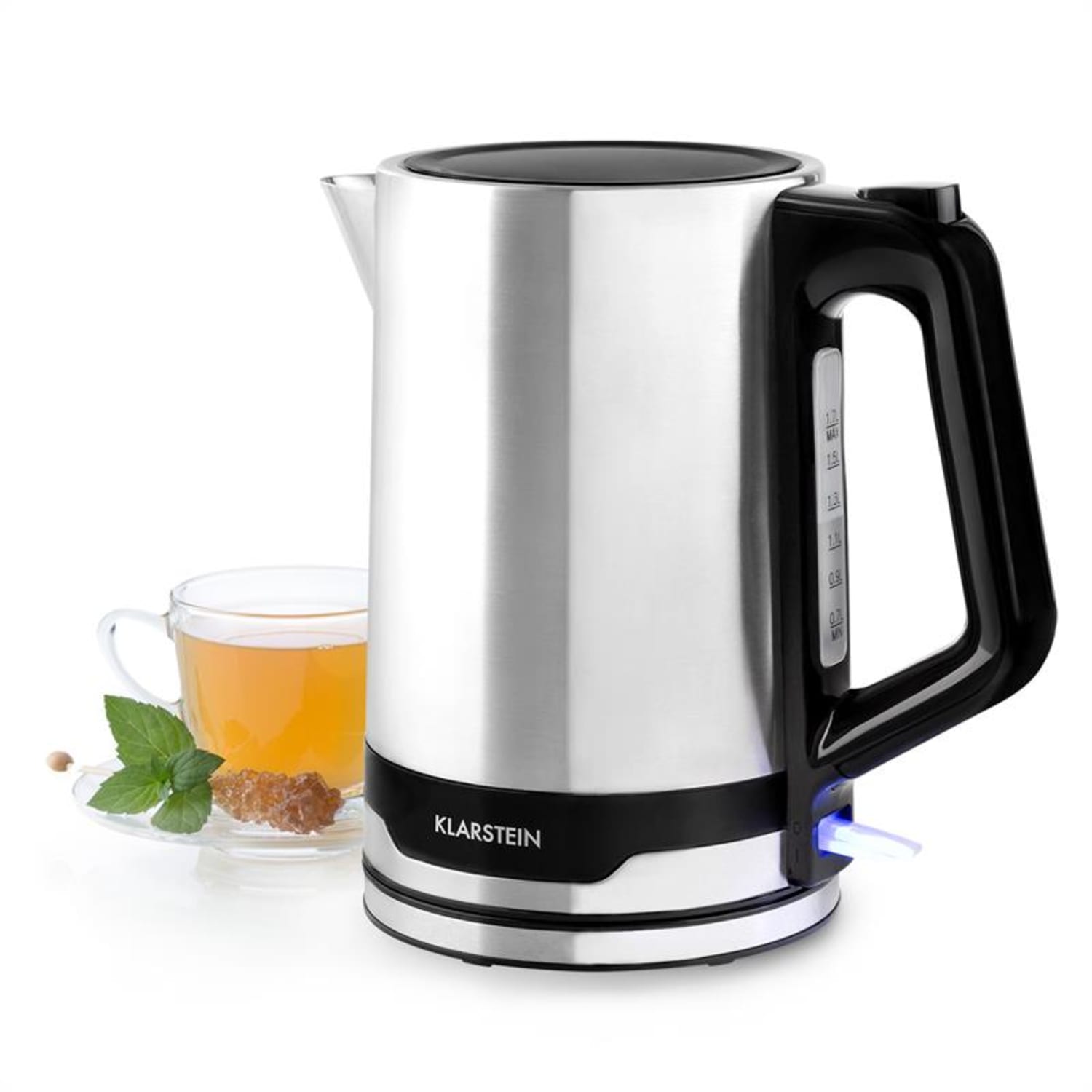Arabica Hervidor de agua 2200W 1,7l máx. Acero inoxidable