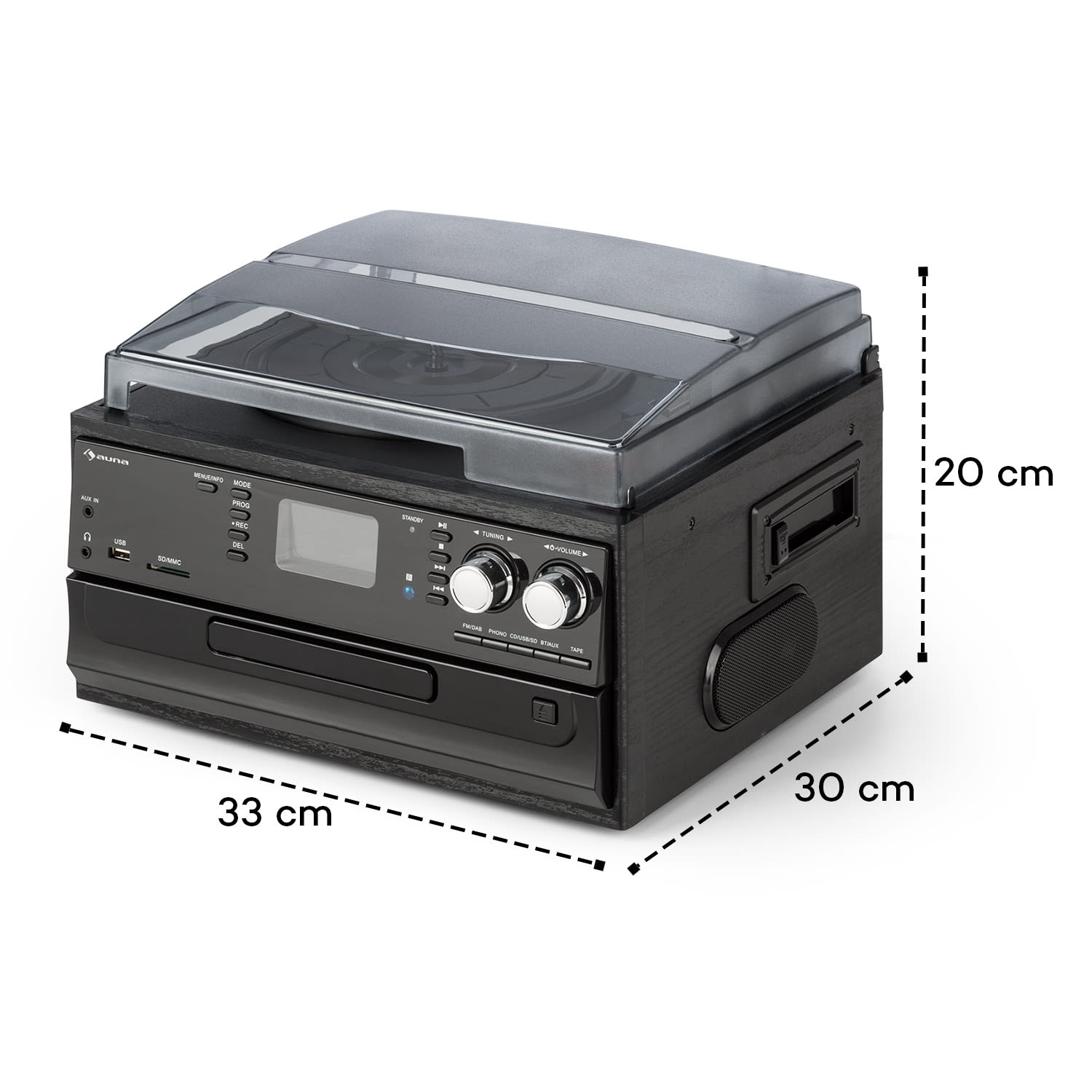 Micro Impianto Stereo AUNA Stockton - Con DAB+, FM, Bluetooth, CD E USB - Compatto E Potente - Foto 6