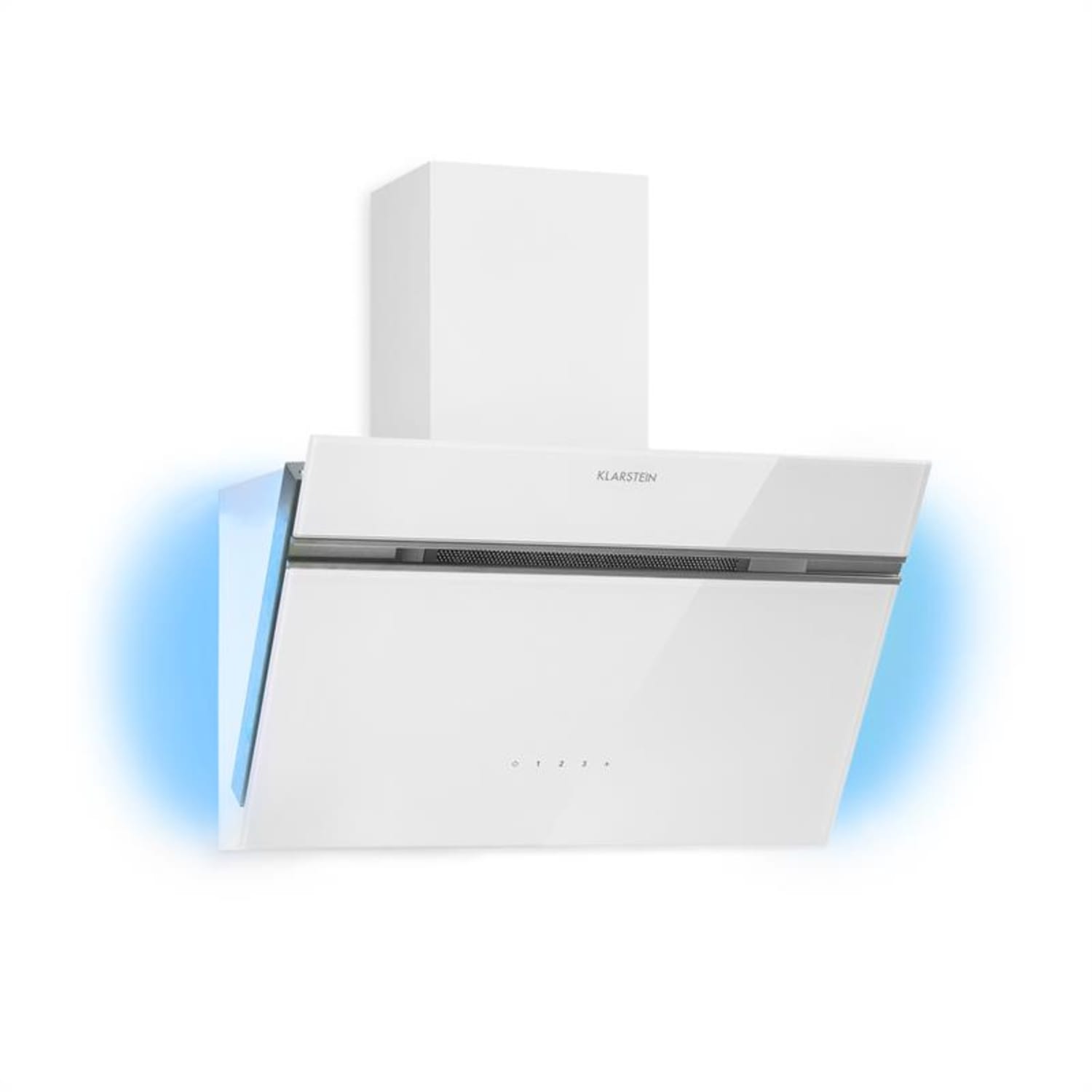Alina Cooker Extractor Hood 550 m³ / h Ambient Light Glass Front White