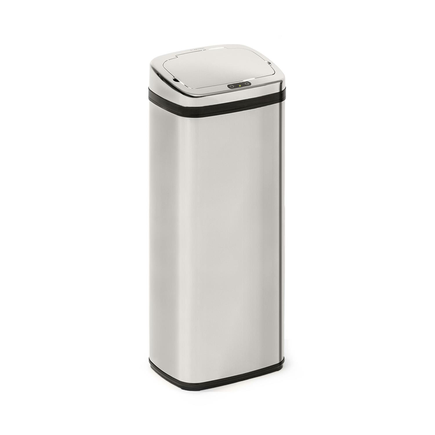Cleansmann, szemetes, szenzorral, 50 l, szemeteszsákokhoz, ABS, krómozott