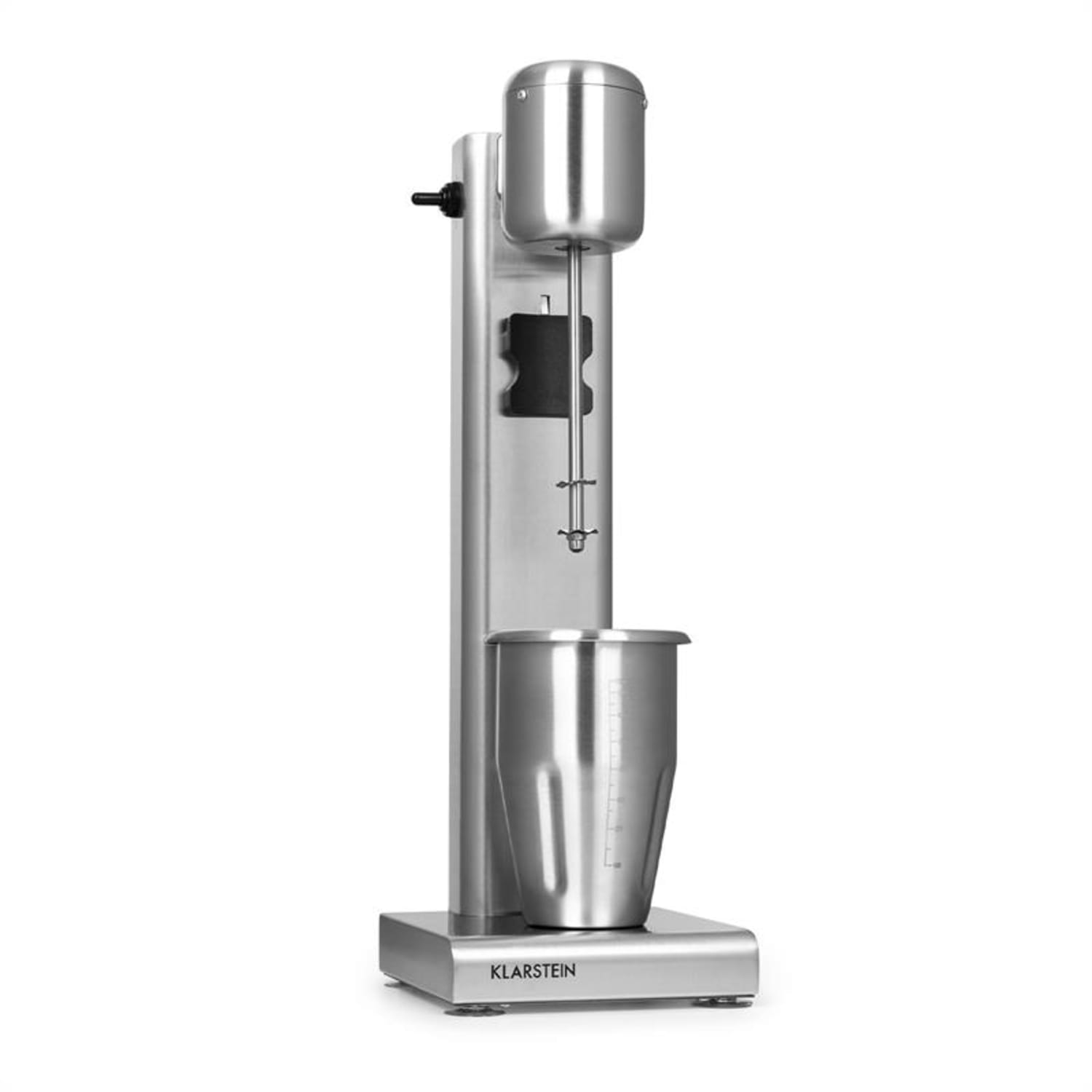 Kraftpaket Milchshake-Mixer Proteinshake 80W Edelstahl silber