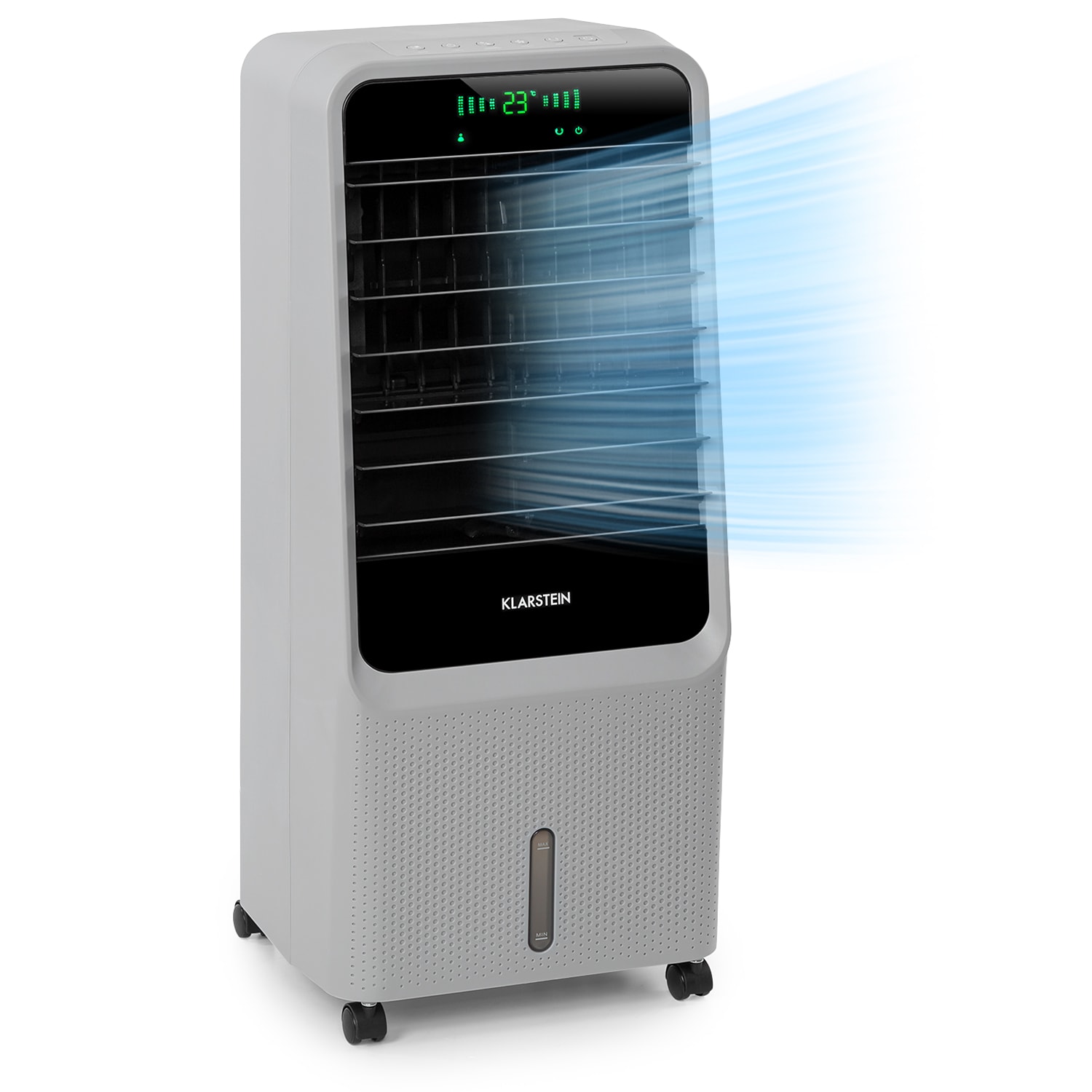 Townhouse 3-in-1 Luftkühler Ventilator Luftbefeuchter 396 m³/h | 110 Watt | 7 Liter | 4 Geschwindigkeiten | 4 Modi | Fernbedienung | mobil