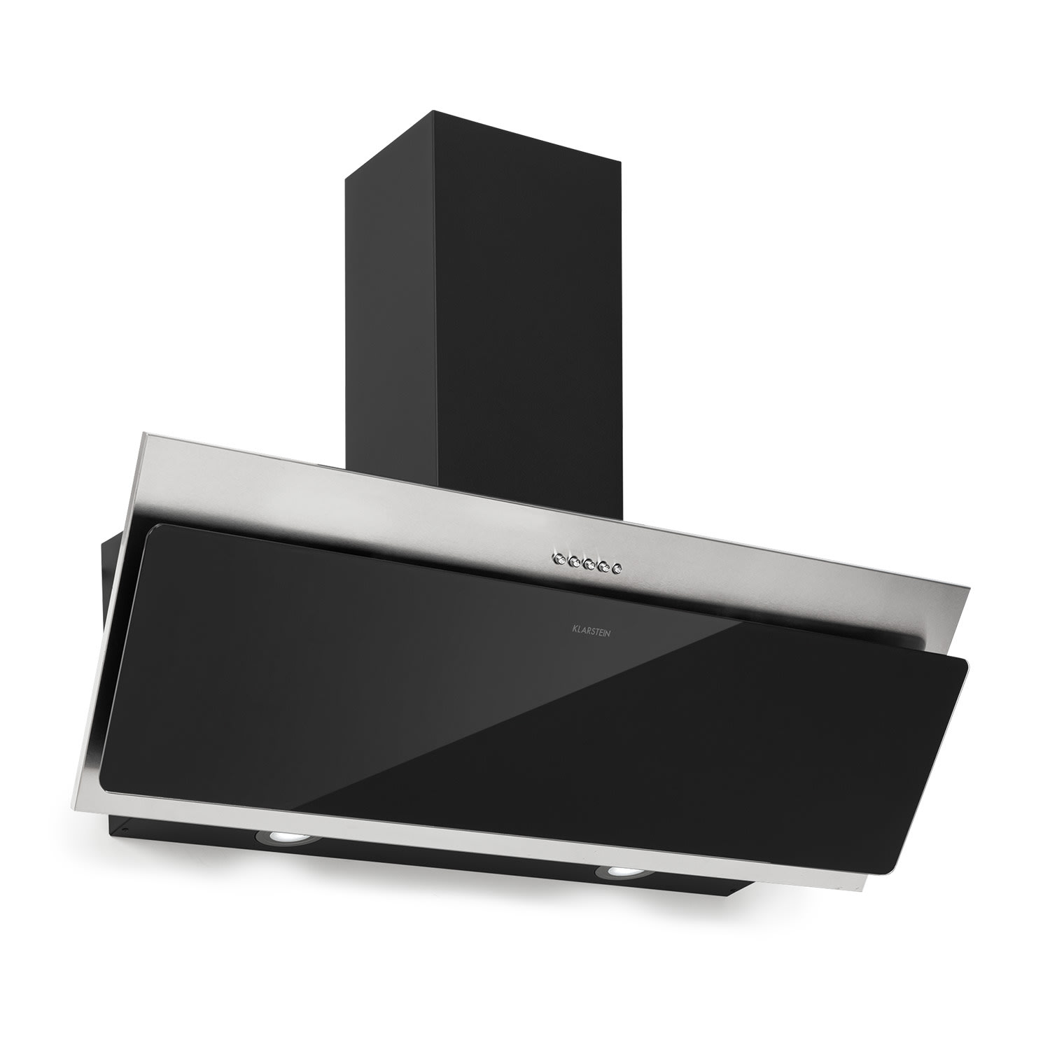 Alessia Extractor Hood Head-Free Hood 350 m³ / h Push Control Black