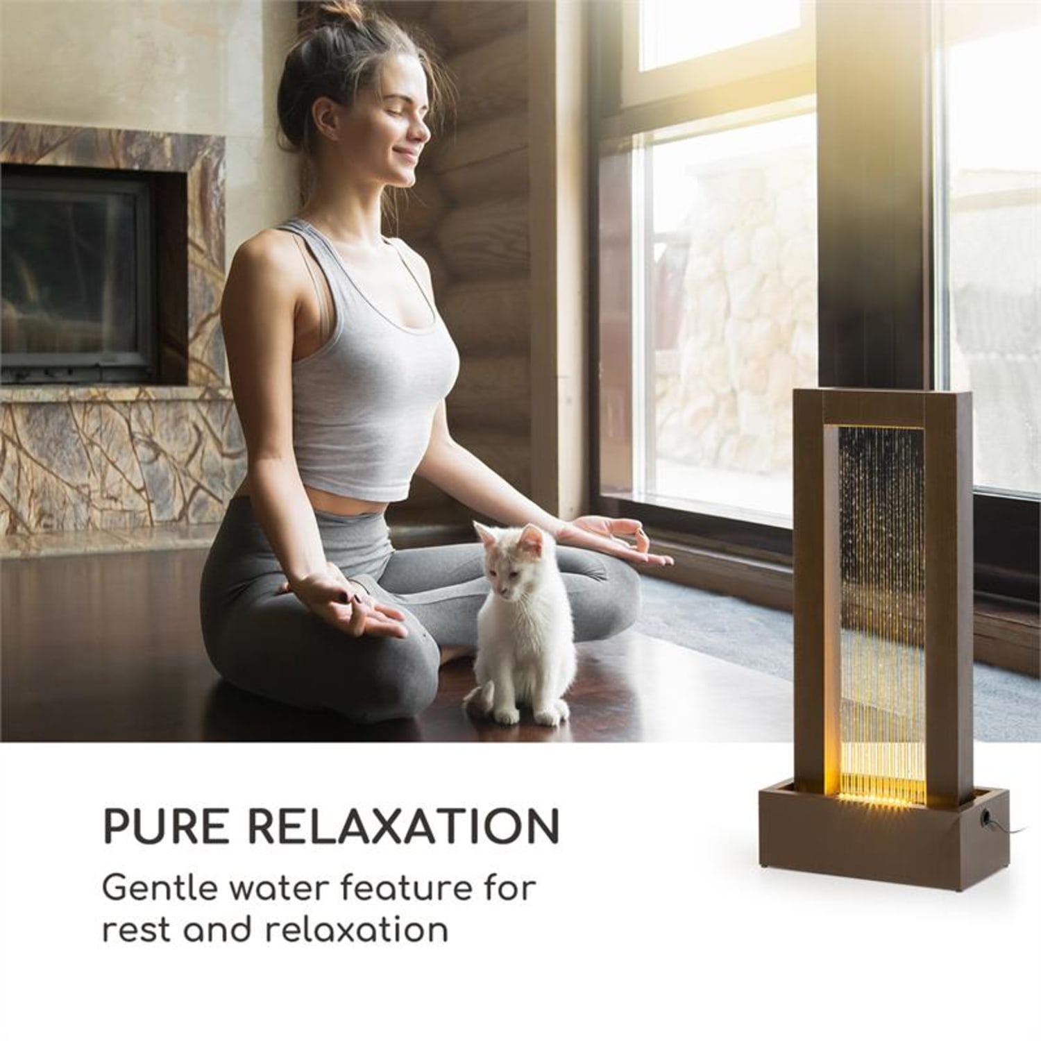 Blumfeldt Skyriver Fuente de jardín Fuente de interior exteriores e