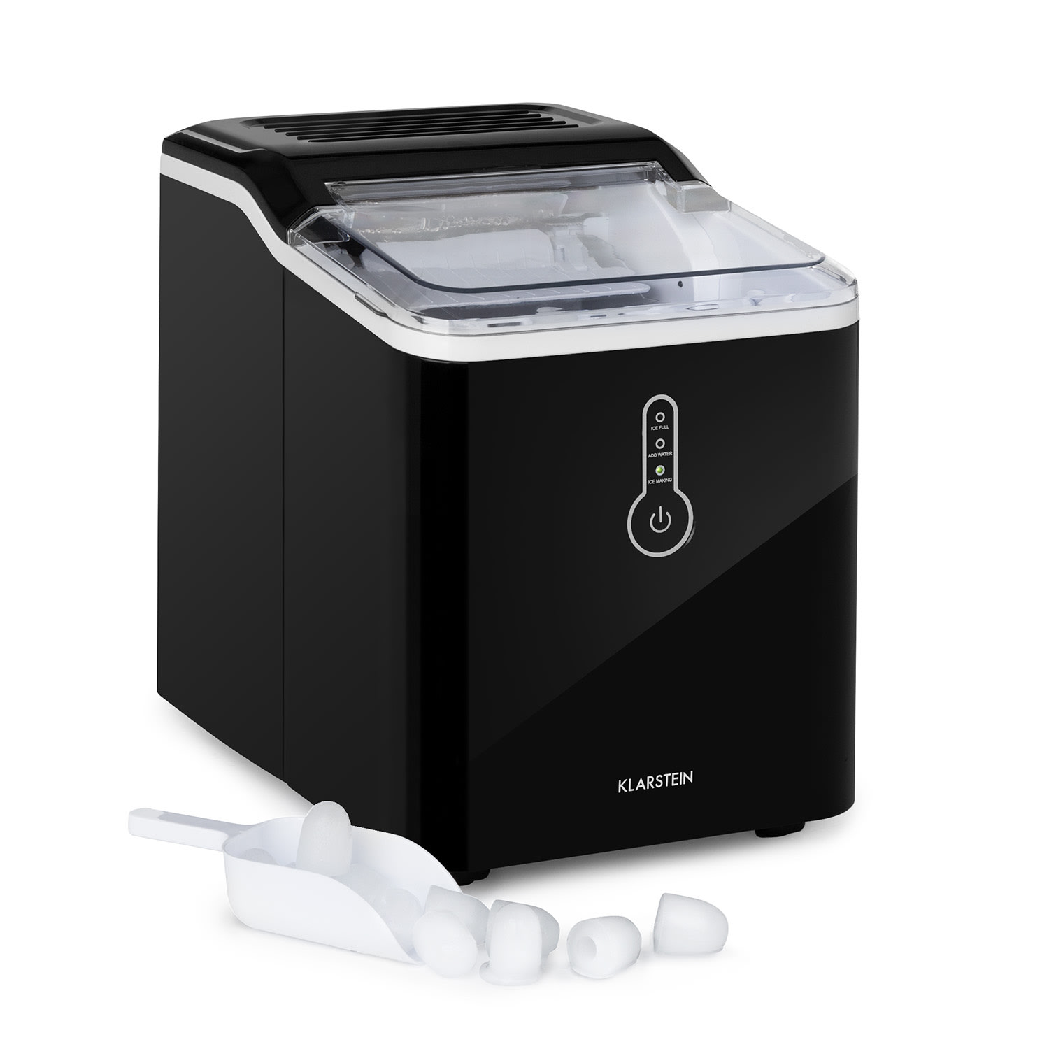 Chillout Eiswürfelmaschine Bulleteis 12kg/24h Wassertank: 1,5 l