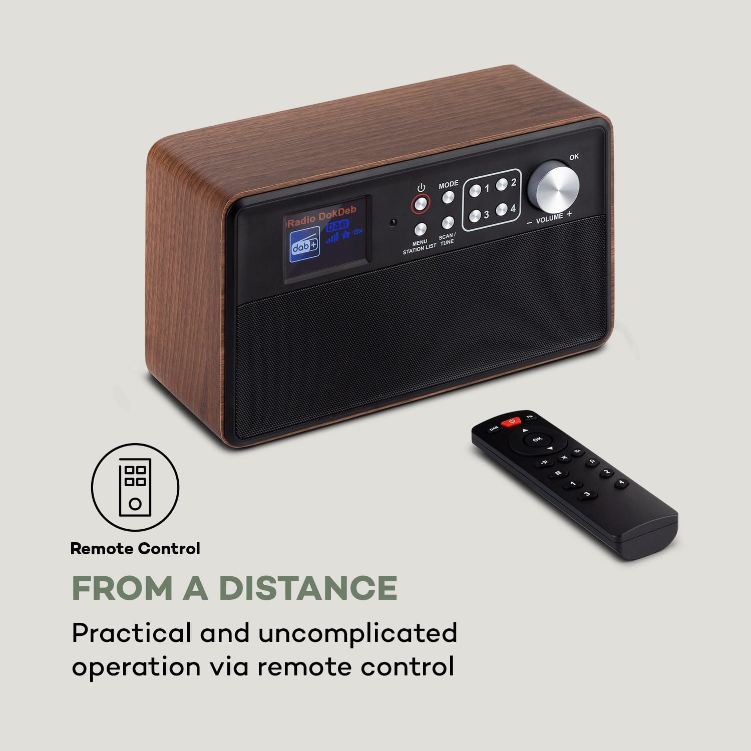 Nestor DAB+ Radio DAB+/FM 2 Operating Modes 2.4" TFT Colour Display