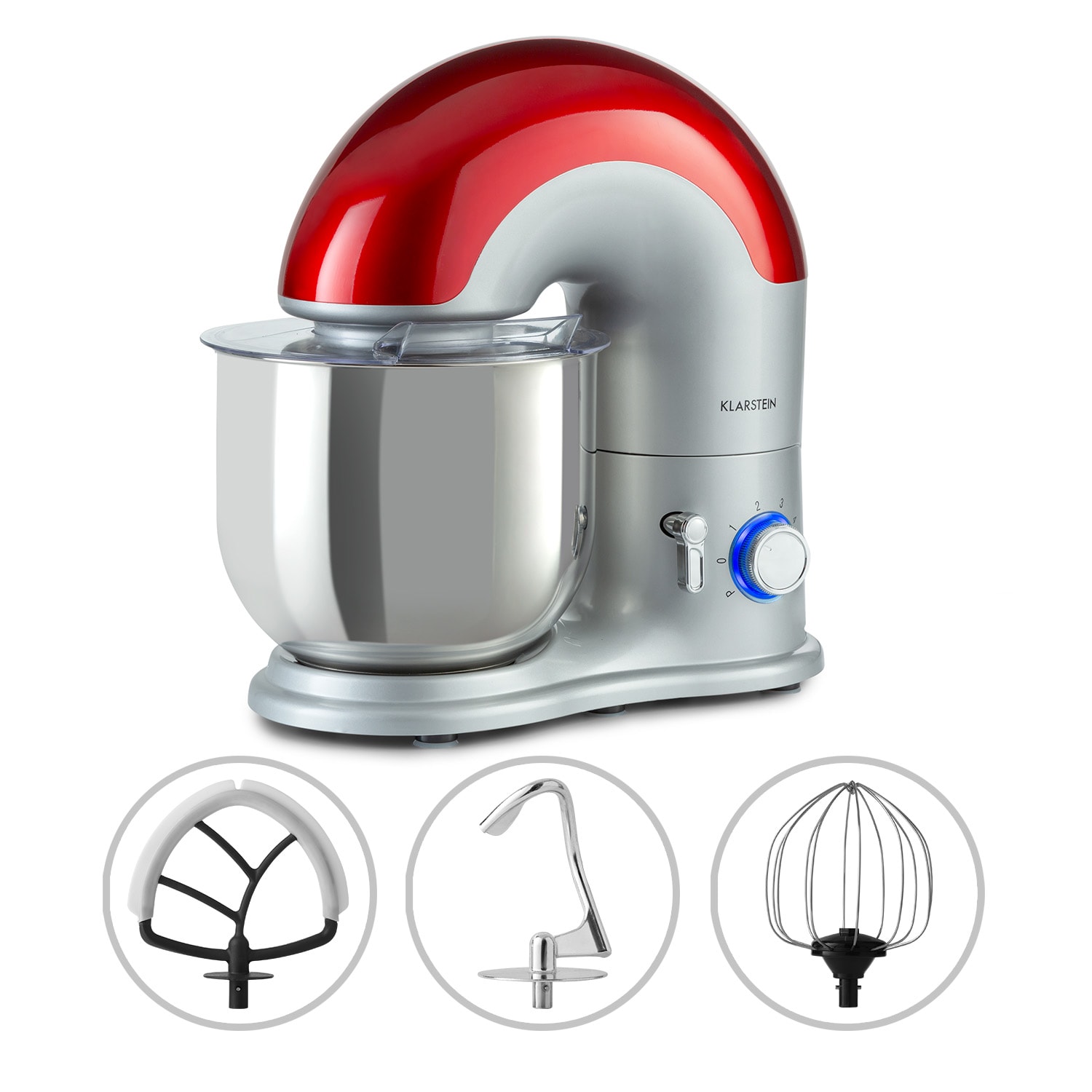 Delfino Robot de cocina 1800 W 6 niveles 7 L