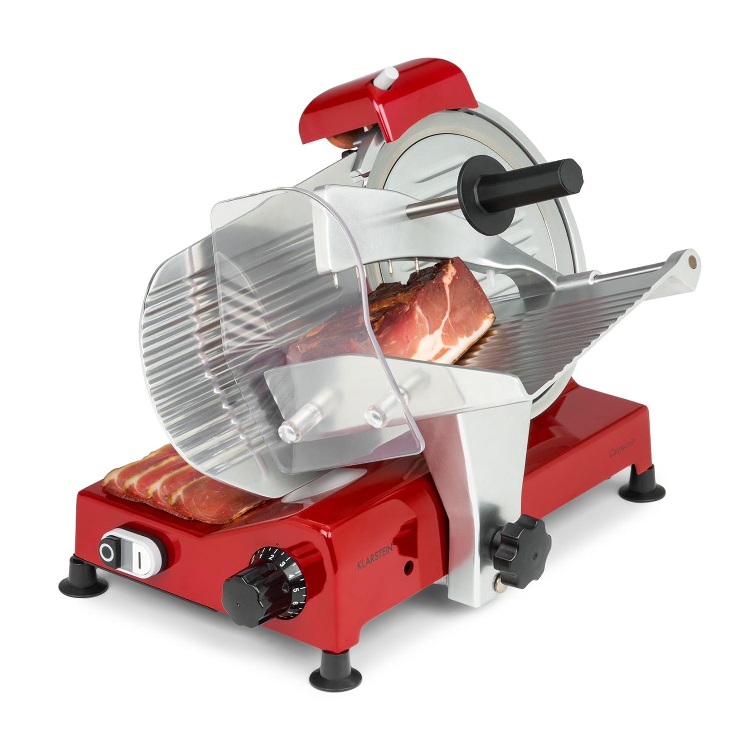 Carpaccio Schneidemaschine 240W 0-12mm 200x155mm Edelstahl