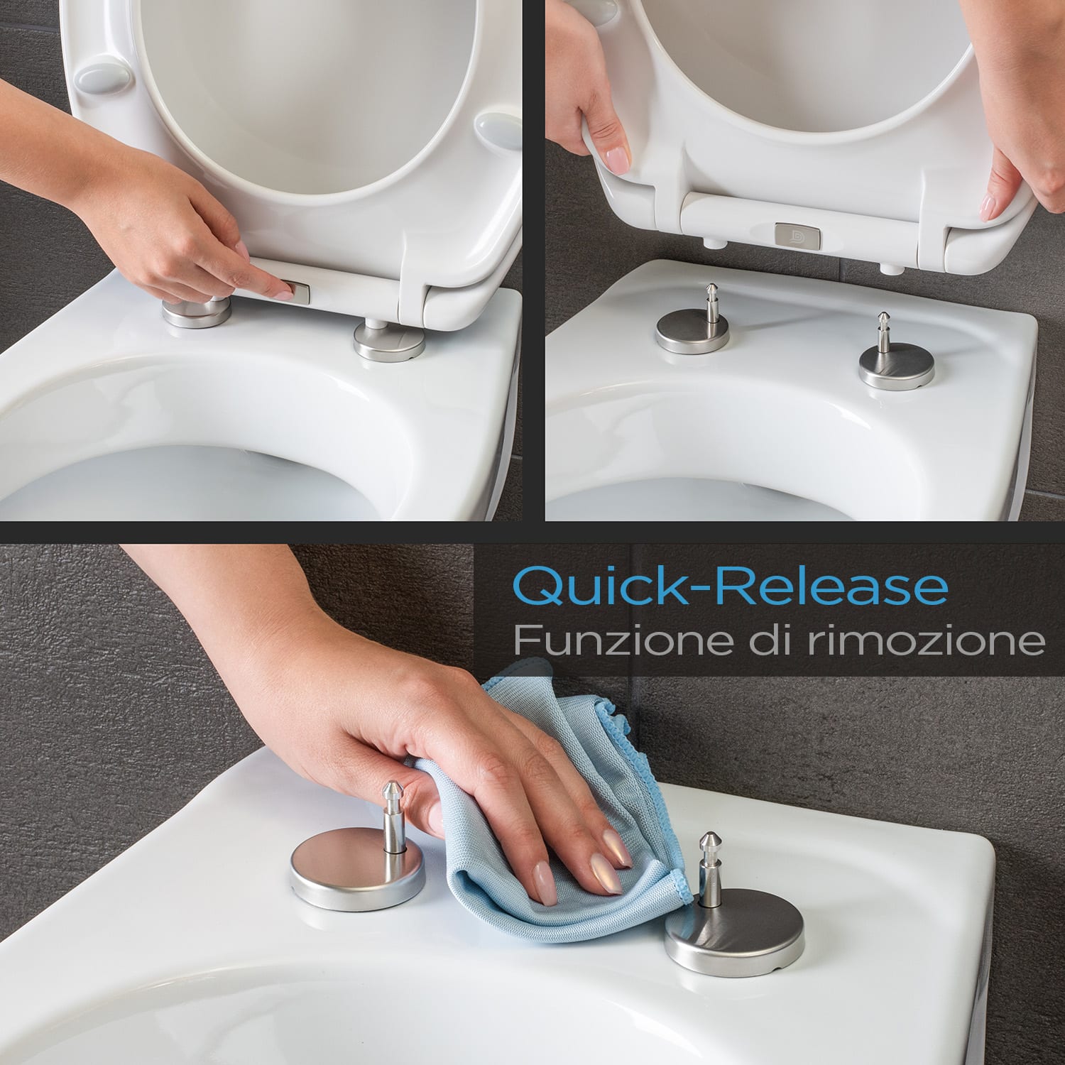 LAVITA SOGO WC Da Parete - Design Senza Bordi E Chiusura Soft Close, Bianco Lucido - Foto 6