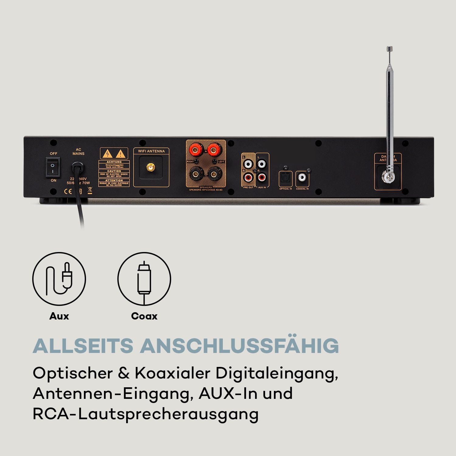 Black Star CDHiFiReceiver Verstärker CDPlayer