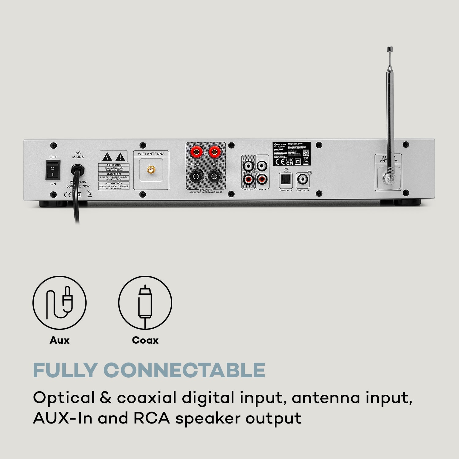 Silver Star CD HiFi Receiver Amplifier Radio CD Player