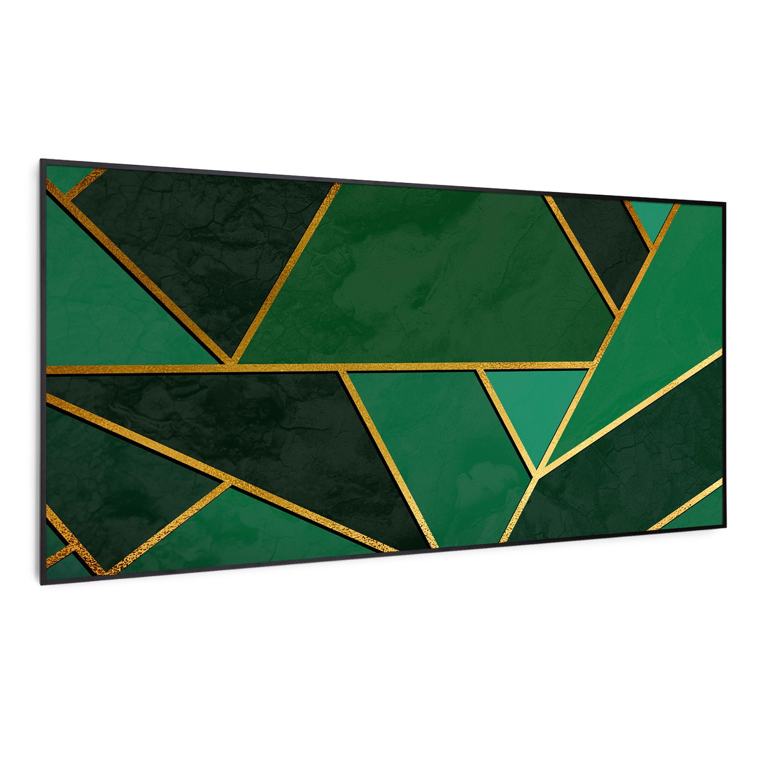 Wonderwall Air Art Smart Infrarotheizung Grüne Linie 120x60cm 700W