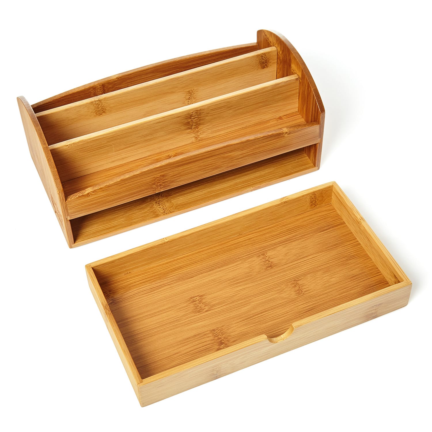 Organizador de escritorio con cajón 3 compartimentos 27,5 x 11 x 15 cm