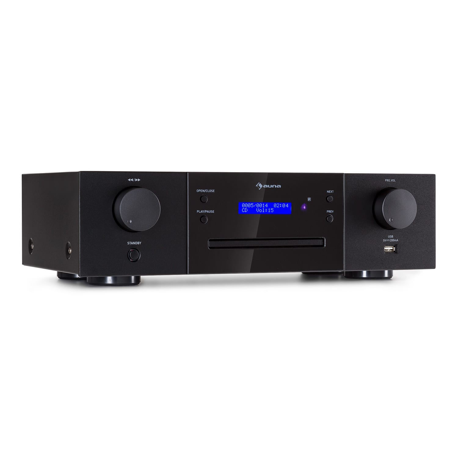 CD1000 DG CDPlayer Formate CD, CDR, RW und MP3 ausfahrbarer CD