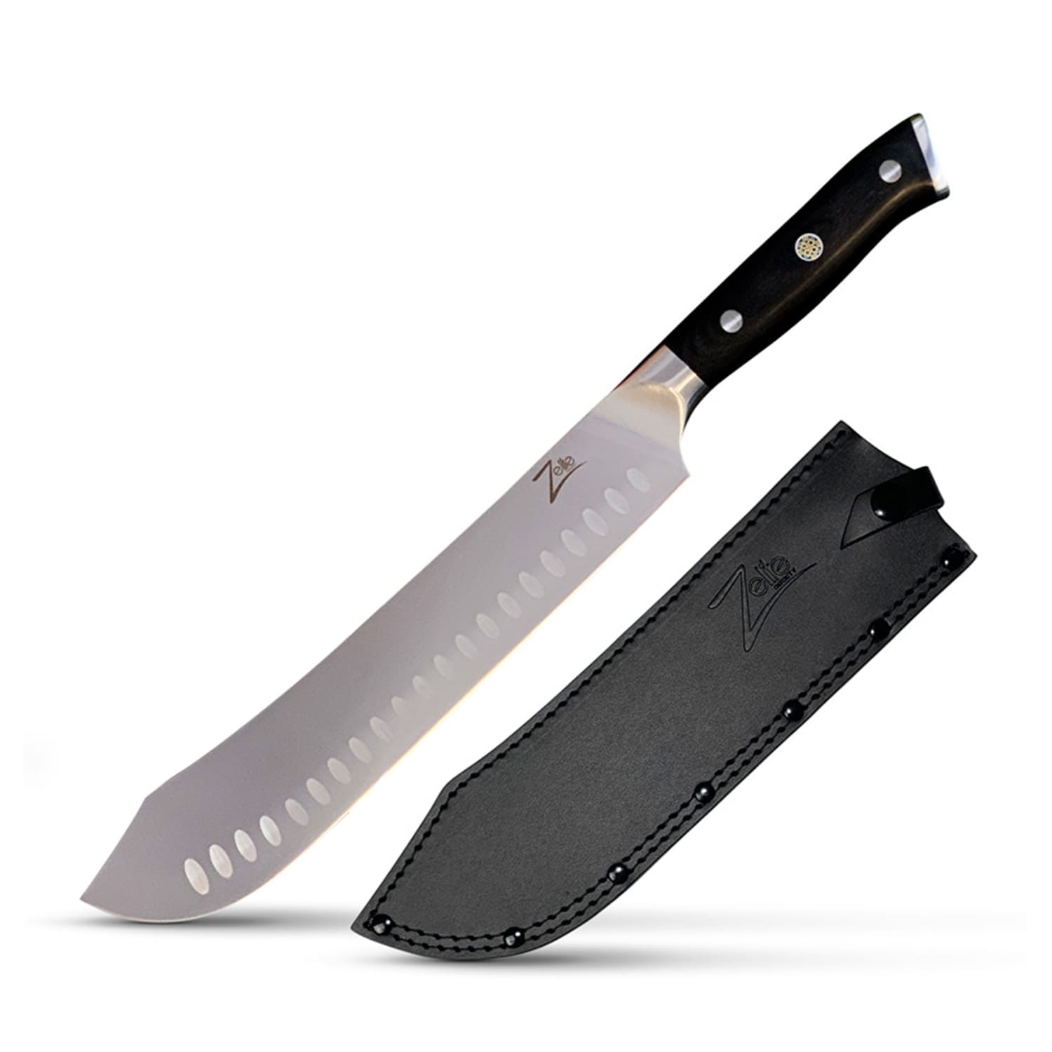 Couteau à viande Alpha-Royal German 10" acier inoxydable56 HCR Alvéolé