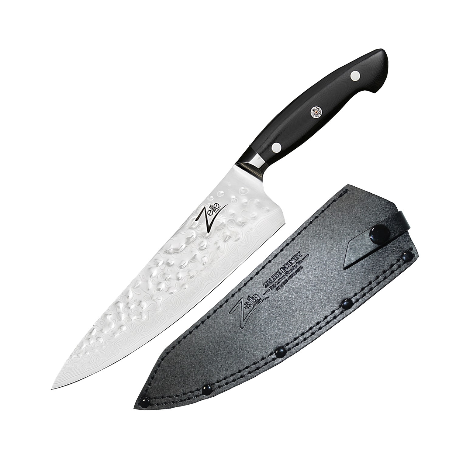 Executive-Plus Serie couteau de chef Celebrity 8" 61 HRC  acier de Damas