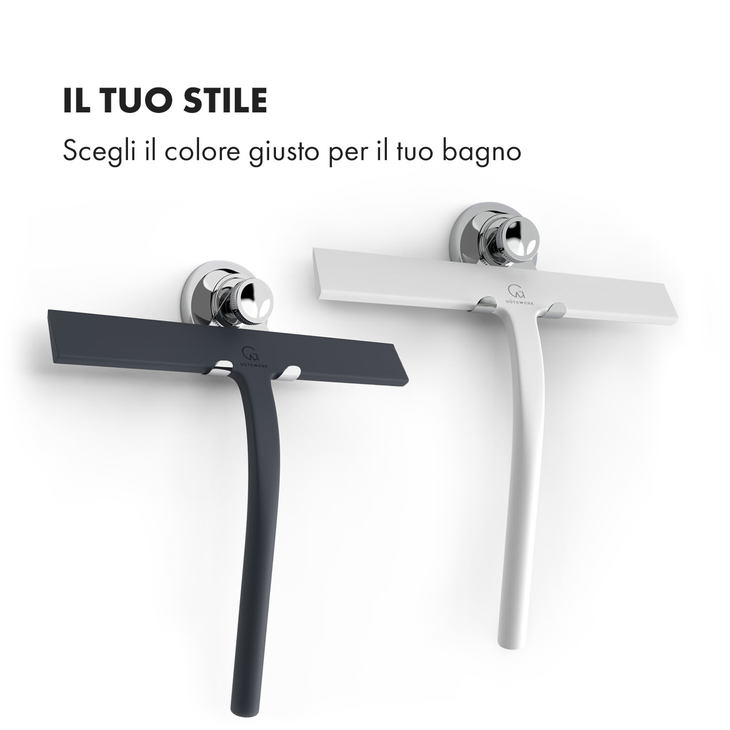 Tergivetro Per Doccia Blomus Lavea - Acciaio Inox, 22x27cm, Con Supporto - Foto 4