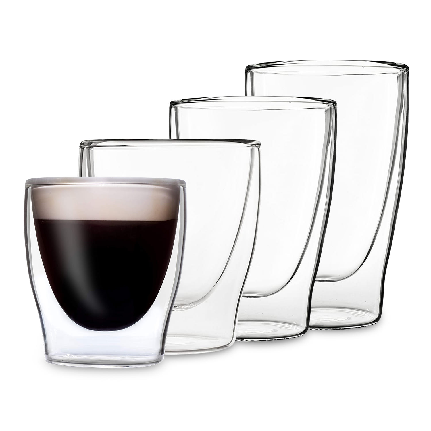 DUOS Gläser 80ml, 200ml, 310ml, 400ml