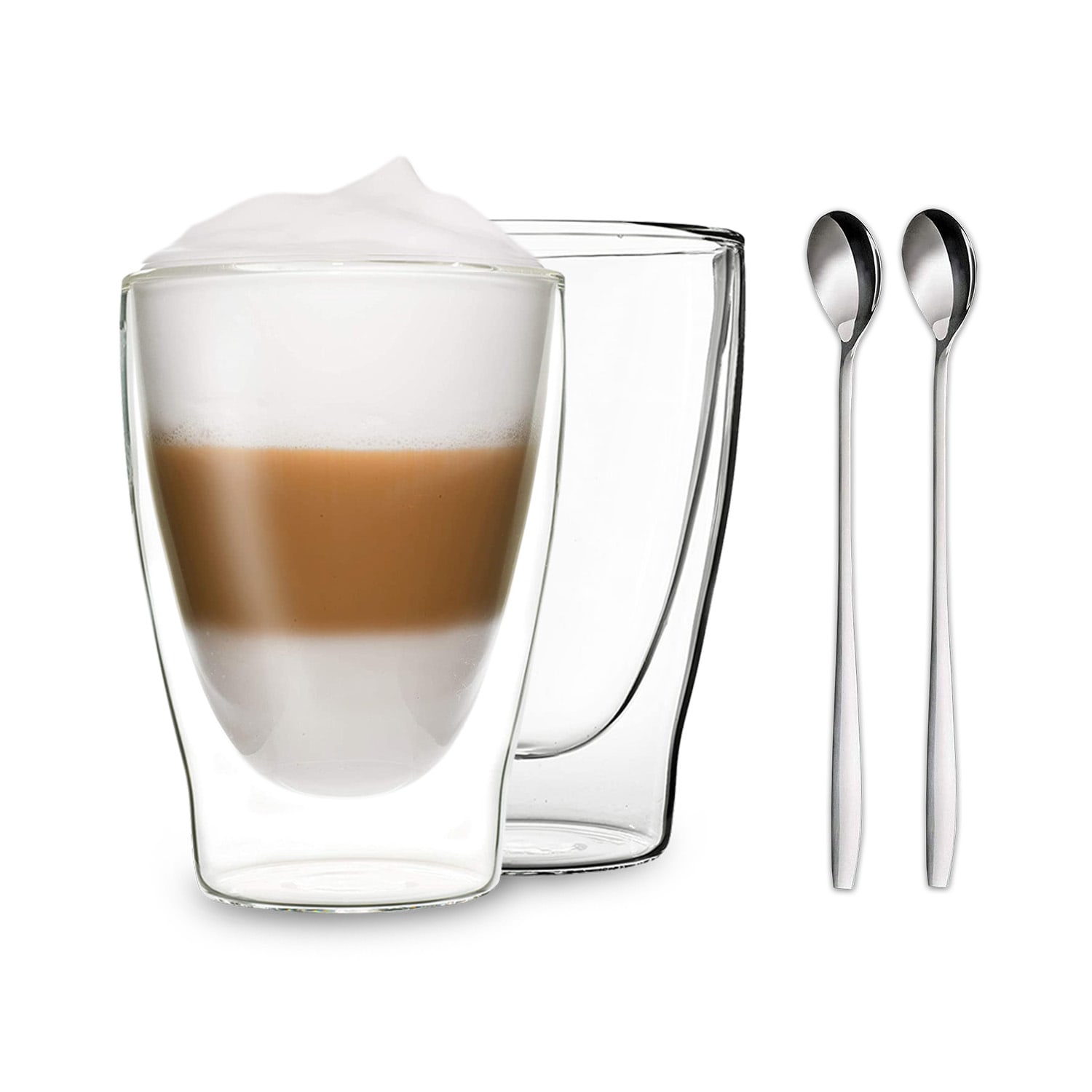 DUOS Gläser 2x310ml + 2x Löffel