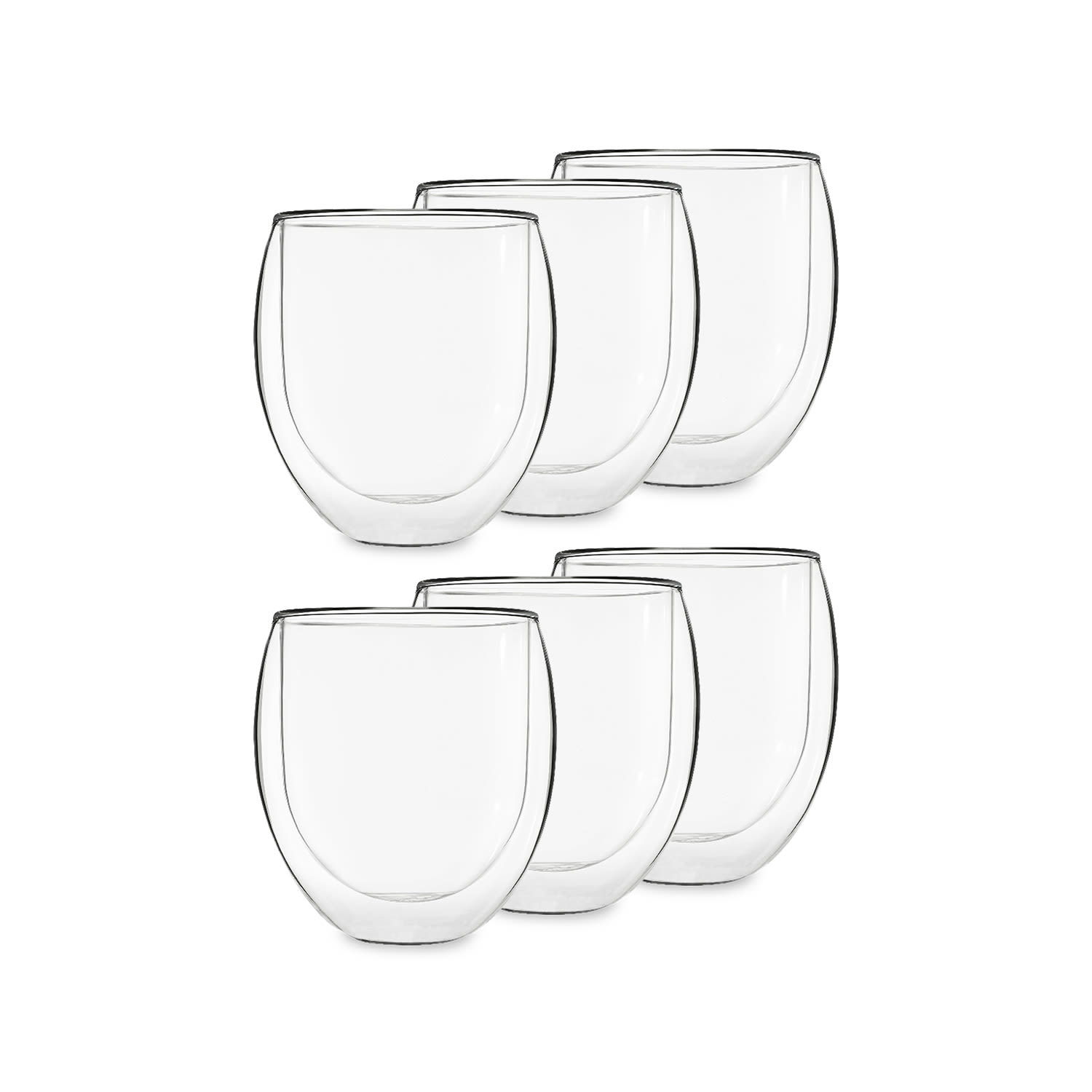 Feelino Gläser 6x400ml Ice + Teeblume