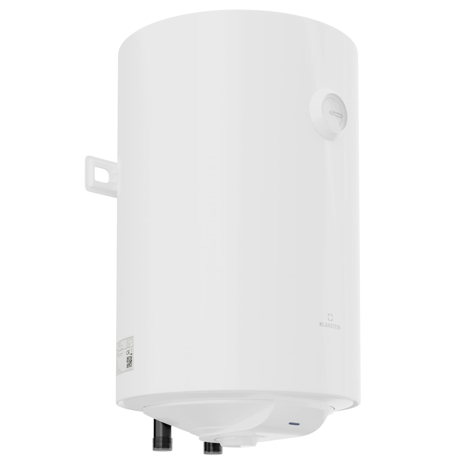 Denox DEN082 Secchio Industriale 50 Litri Bianco: Per Alimenti, Manici Metallici, Coperchio Con Clip, Ø455x505 Mm