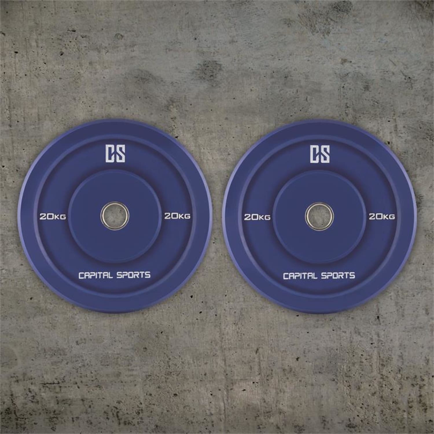 Plaque De Poids Bumper Capital Sports Nipton 2021 - Caoutchouc Dur Anneau Acier 50,4mm