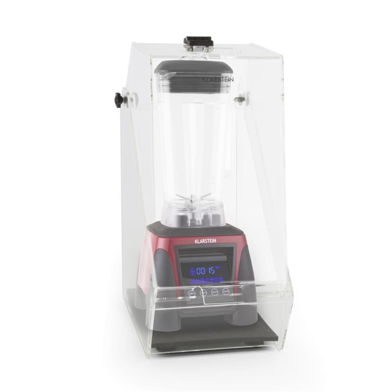 Herakles 8G Frullatore Rosso con Cover 1800W 2,4 CV 2 Litri senza BPA
