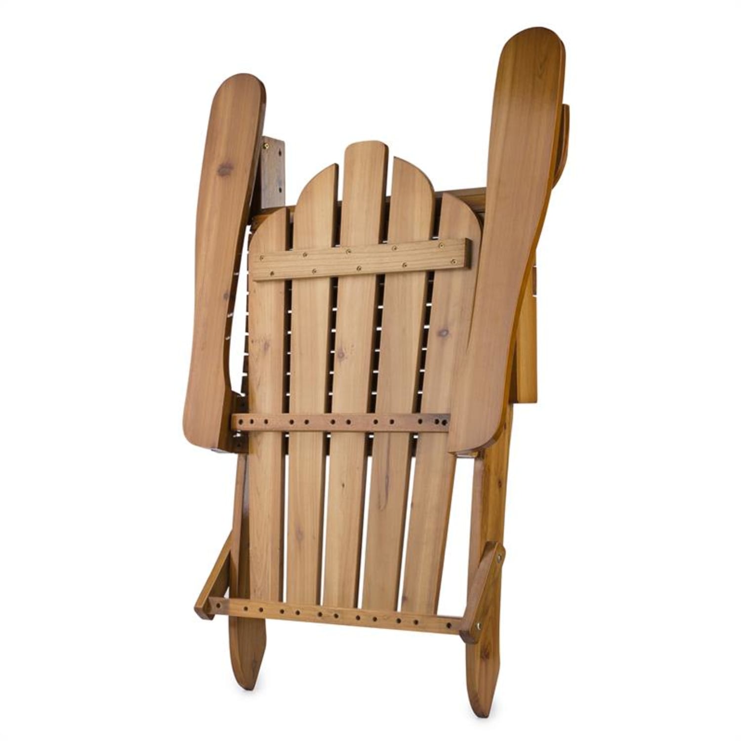Vermont Garden Chair 2piece Set Adirondack Style Fir Wood Brown