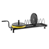 CAPITAL SPORTS Plarak Rack Dischi Peso Ruote per Trasporto 500 kg max.