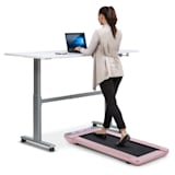 Workspace Go Laufband | Tischlaufband & Office Cardio | Leistung: 350 Watt | Ultraflach mit nur 11 cm Höhe | nur 25 kg leicht | Slow Running bis 6 km/h | Lauffläche: 360 x 1000 mm | inklusive Fernbedienung | Display
