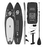 Lanikai Cruiser 9.8 Set de tabla de SUP inflable | Juego: tabla + pala + correa + mochila + bomba | 305 x 77 x 10 cm | Material de la tabla: PVC con DropStitch Technology