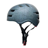 Casco de patinaje y ciclismo, casco de media caña | exterior: policarbonato Microshell | interior: EPS que absorbe los impactos | almohadillas blandas lavables reemplazables | sistema de ventilación | ajuste de tamaño flexible | sistema de cierre sencillo