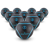 Capital Sports Rotunder Set Completo Palle Mediche da 1 a 10 Kg Gomma