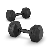 CAPITAL SPORTS Hexbell Dumbbell Coppia Di Manubri Corti 2 x 20 kg