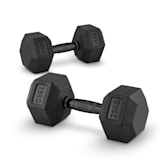 CAPITAL SPORTS Hexbell Dumbbell Coppia Di Manubri Corti 2 x 25 kg