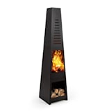 blumfeldt Monument Garden Fireplace steel