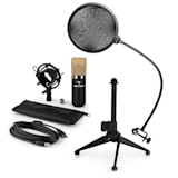 MIC-900BG-LED USB Microphone Set V2 | 3-Piece Microphone Set with Tabletop Stand