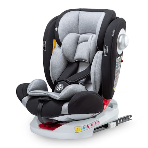 Swivel 360 Protect Siège auto pour enfant, 0-4 ans, Système de fixation  ISOFIX, appui-tête, Système de ceinture à 5 points, Axe pivotant : à  360°, testé & approuvé : UN ECE Reg. R44/04