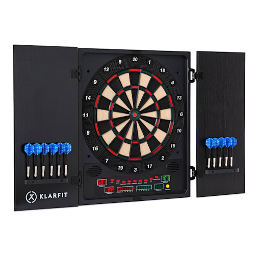 Jeu de Dutch Darts avec protection murale noire et 2 jeux de