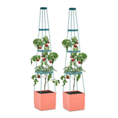 CZNDY 2pcs Sturdy Garden Supporto per Piante paletti,Gabbia per Piante di pomodori Piante Montaggio Semplice Costruzione Stabile per Piante Rampicanti,Vaso per Piante rampicanti CZNDY 2pcs Sturdy Garden Supporto per Piante paletti,Gabbia per Piante di pomodori Piante Montaggio Semplice Costruzione Stabile per Piante Rampicanti,Vaso per Piante rampicanti