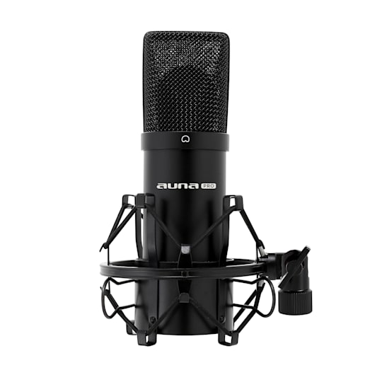 Microphone à condensateur et micro professionnel cardioïde avec bras  ciseaux à suspension de micro ajustable, support amortisseur et filtre  anti-souffle pour l'enregistrement et le jeu en studio