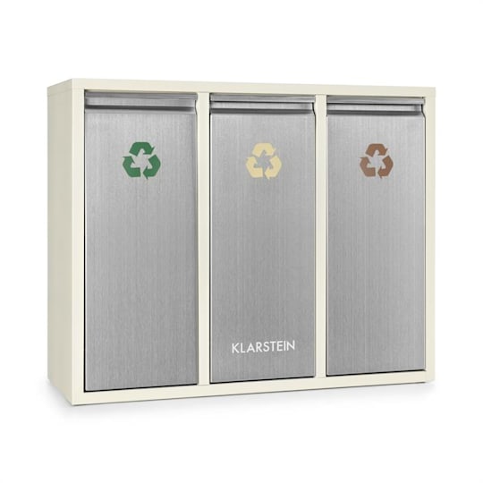 Cubo reciclaje Ecobin 45 litros. 2 compartimentos