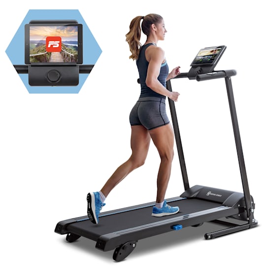 Capital Sports Workspace Go Cinta para correr 350 W 0,8-6 km/h 11 cm de  altura Negro