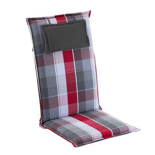 Coussin Coburg Coussin de fauteuil chaise de jardin à dossier haut en  polyester 53x117x9 cm 2