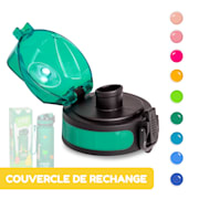 schmatzfatz couvercle de remplacement Hauteur : 4,5 cm Diamètre : 7 cm Sans BPA