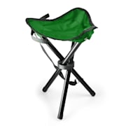 Sklopivi prijenosni stolac za kampiranje / pecanje, zeleni Zelena