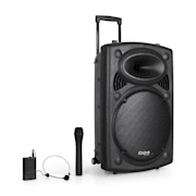 Port 15 VHF-BT 38cm (15") Mobile PA-Anlage mit USB SD AUX MP3 Bluetooth schwarz Schwarz | 38 cm (15") Port 15 VHF-BT 38cm (15") Mobile PA-Anlage mit USB SD AUX MP3 Bluetooth schwarz Schwarz | 38 cm (15")