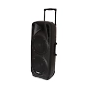 PORT225VHF-BT Impianto Audio PA portatile Bluetooth USB SD AUX MP3 VHF nero | 2x 25 cm (10") PORT225VHF-BT Impianto Audio PA portatile Bluetooth USB SD AUX MP3 VHF nero | 2x 25 cm (10")