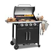 Tomahawk 4.0 T Gas Grill 4 x 3.2 kW Burner 63x39cm Grill Stainless Steel 4 burners